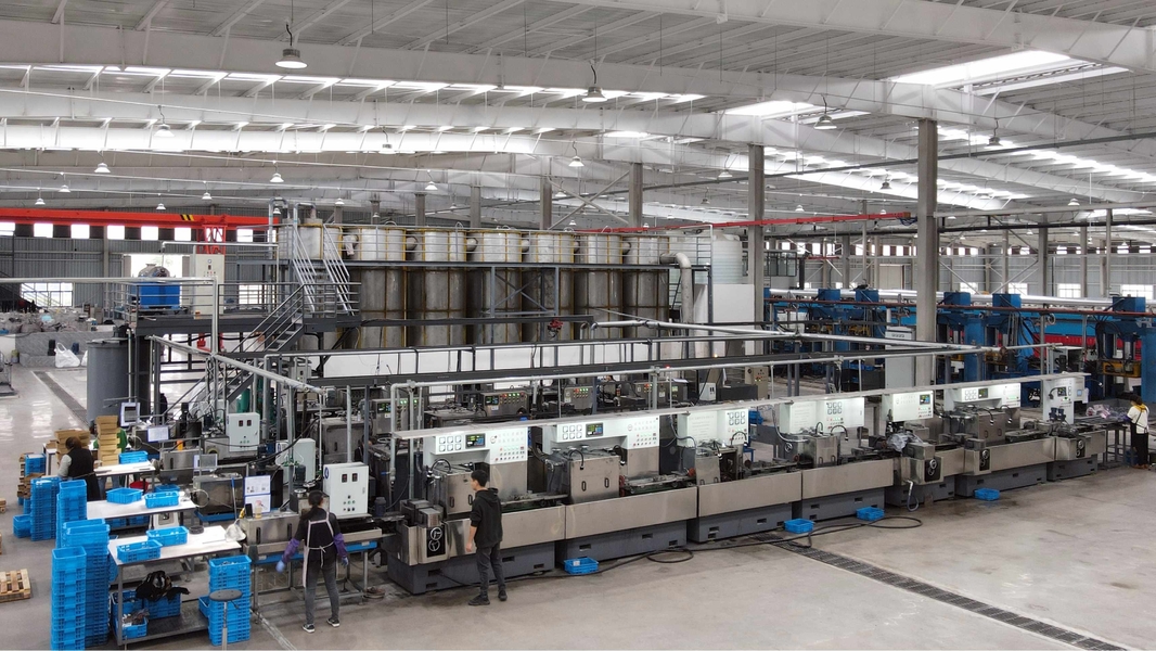 Sichuan Xinheng Magnetic Materials Co., Ltd linha de produção do fabricante